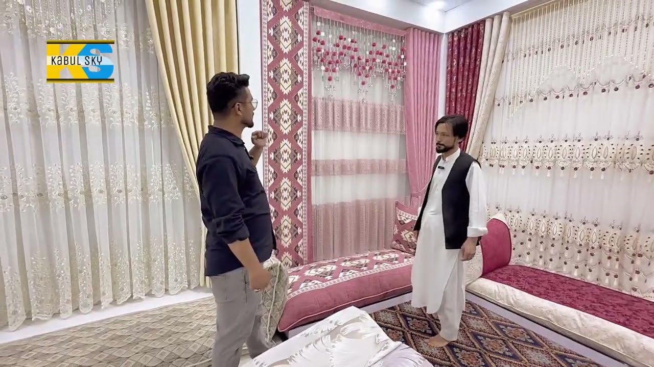 شیک ترین پرده و دوشک های قشنگ برای صالون های تان | The most stylish curtains
