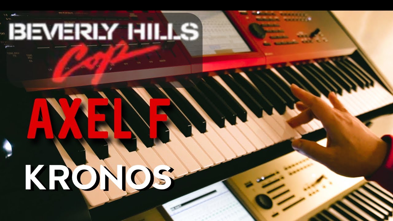 Axel F Korg Kronos Sounds Movie and TV Themes Keyboard Cover Custom Sounds