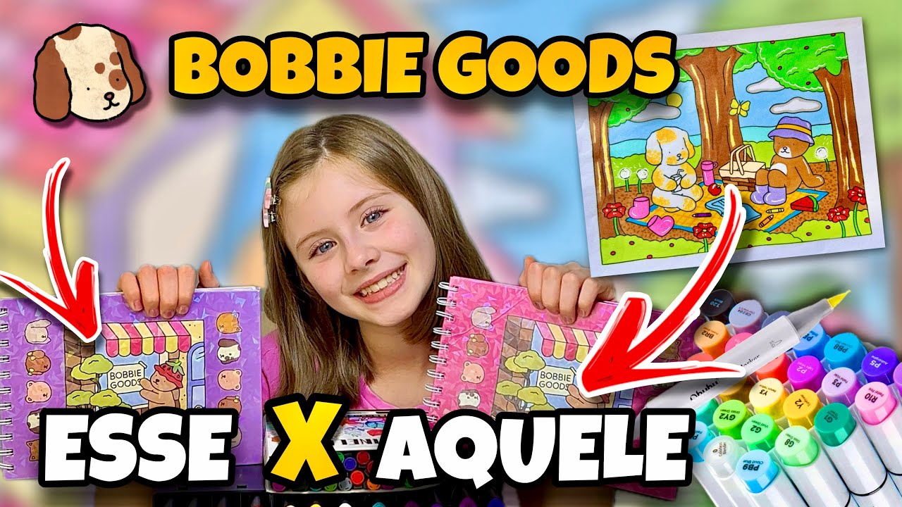 💗 PINTANDO LIVRO BOBBIE GOODS com MARCADORES ÁLCOOL