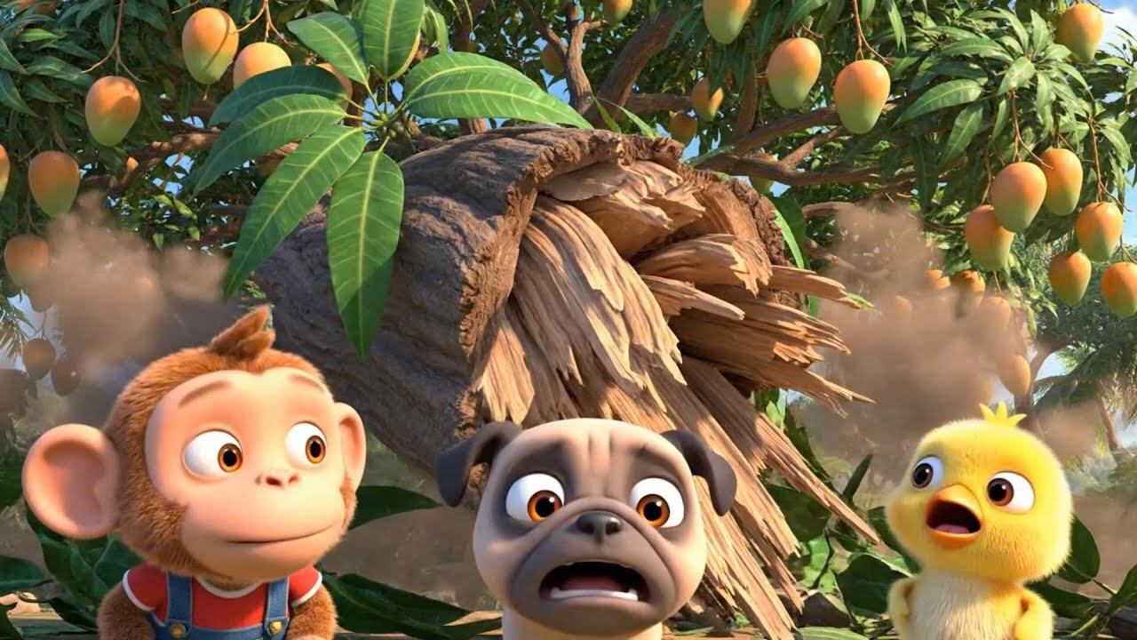 Brave Monkey Rescue Team | Funny & Educational Animal Stories for Kids | Pixar Style Animation