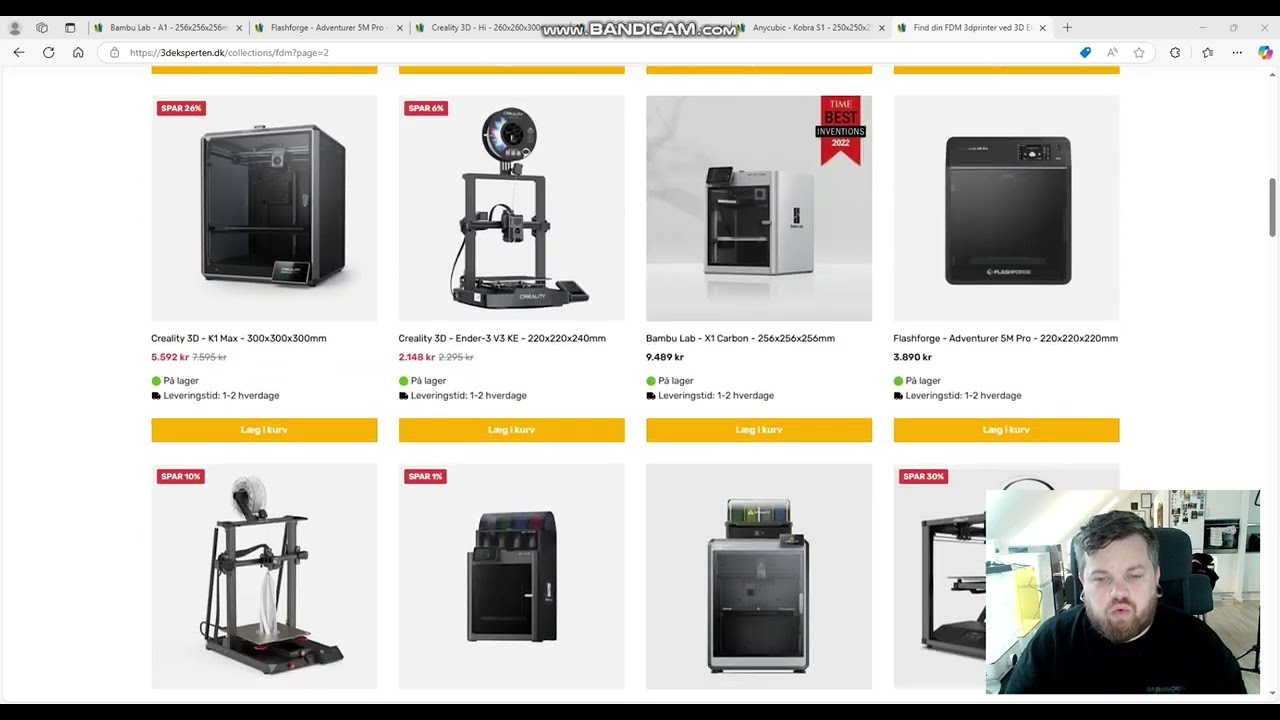 Bedste 3D-printer til begyndere