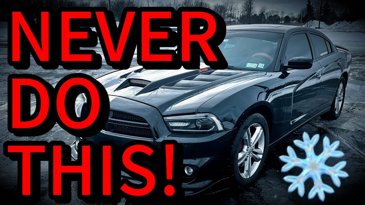 6 зимних ошибок, которые могут повредить ваш Dodge Charger ❄️