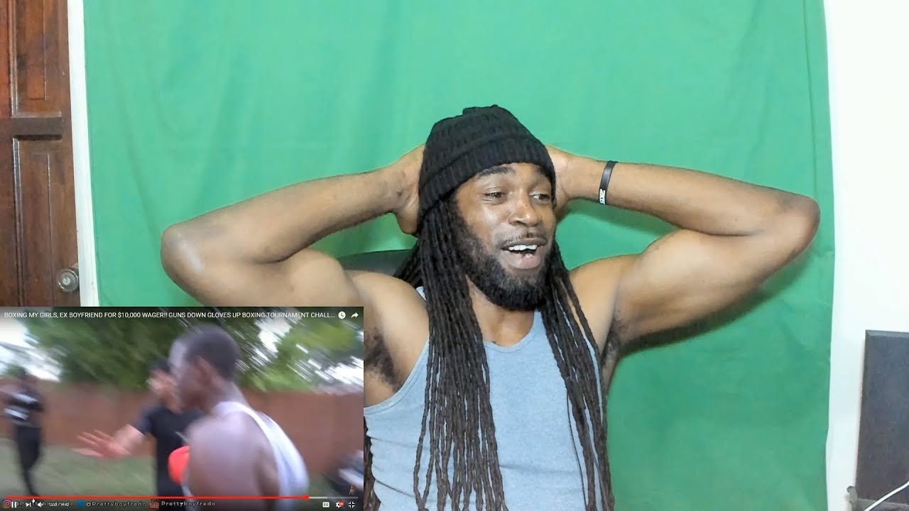 Prettyboyfredo BOXING HIS GIRLS, EX BOYFRIEND FOR $10,000 WAGER!! Reaction