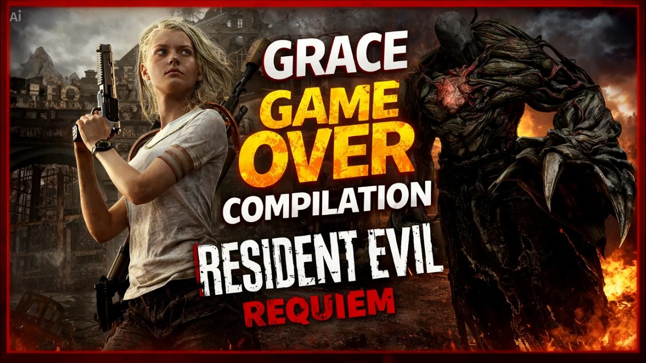 Grace Game Over Compilation | Resident Evil Requiem All Death Scenes
