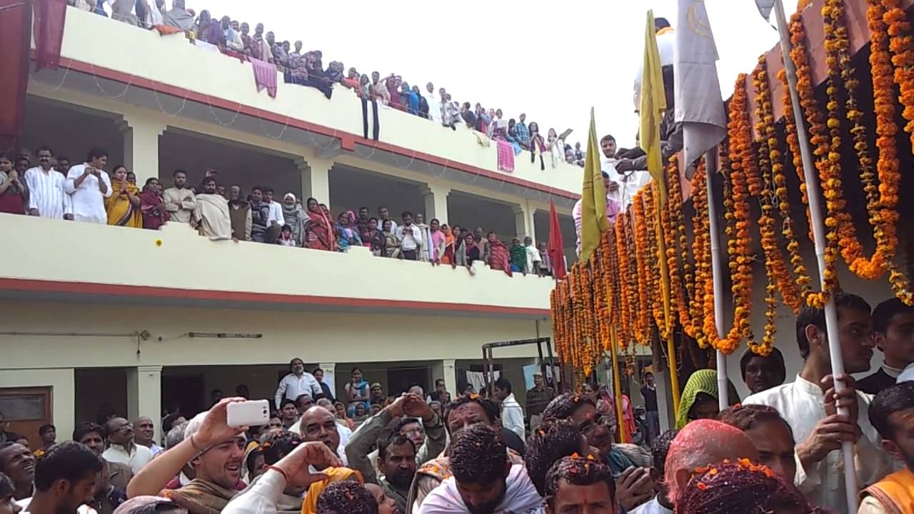 Flag Hosting ceremony(Dhyaj Parivartan Diwas) 2013 at Saint Shri Sachcha Aashram Allahabad Part-2