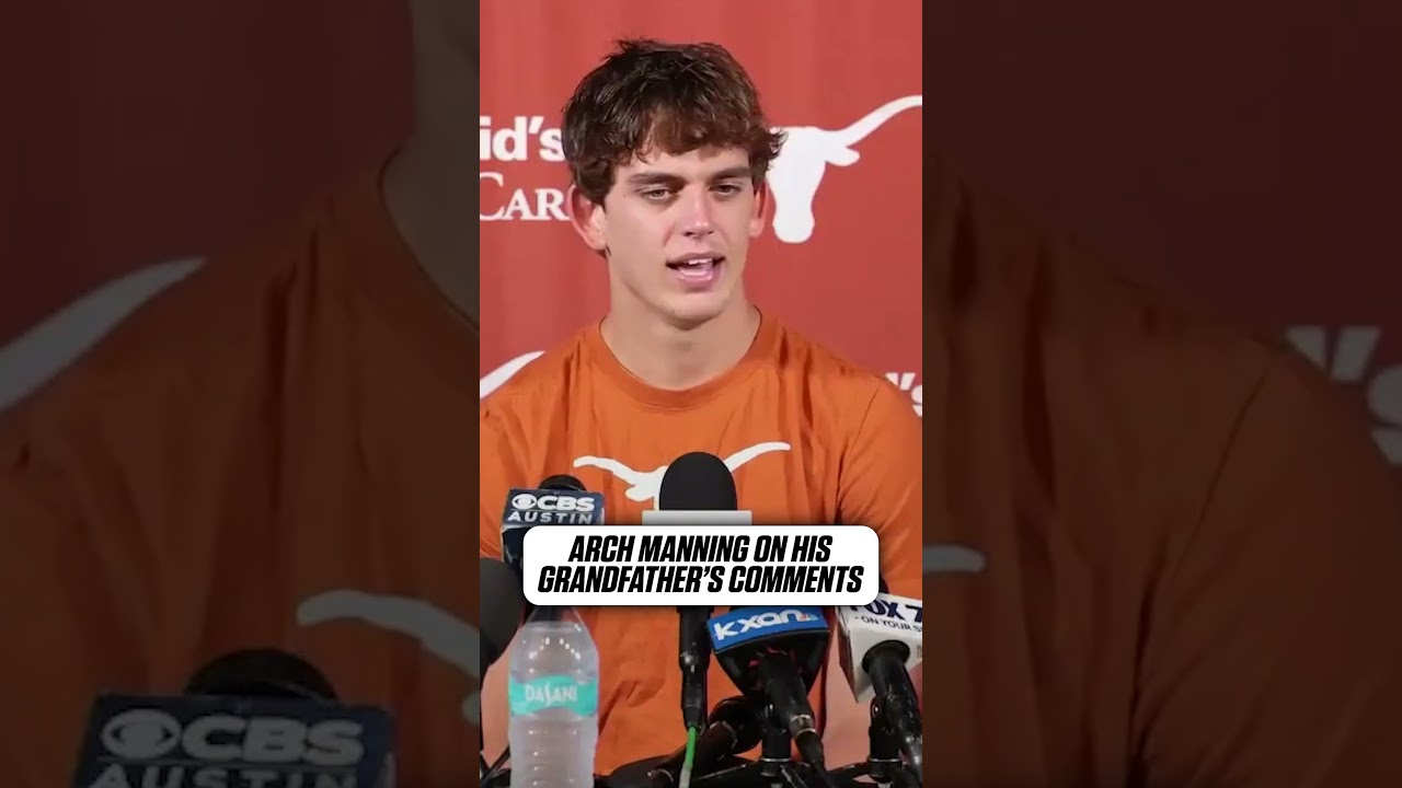 Arch Manning responds to his grandfather saying he'll still be at Texas next season 👀