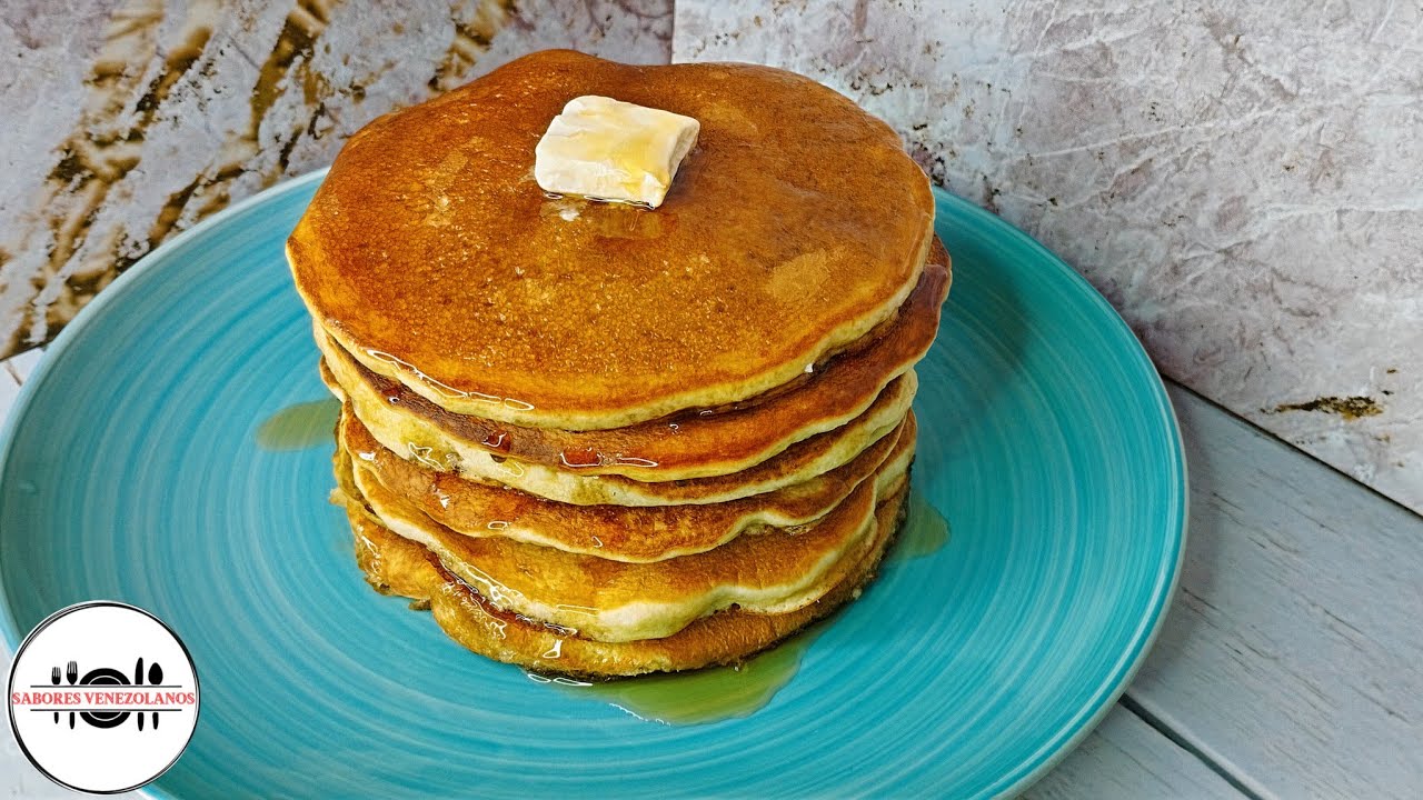PANQUECAS VENEZOLANAS / PANCAKES MUY ESPONJOSOS QUEDAN PERFECTOS / PASO A PASO @SABORESVENEZOLANOS