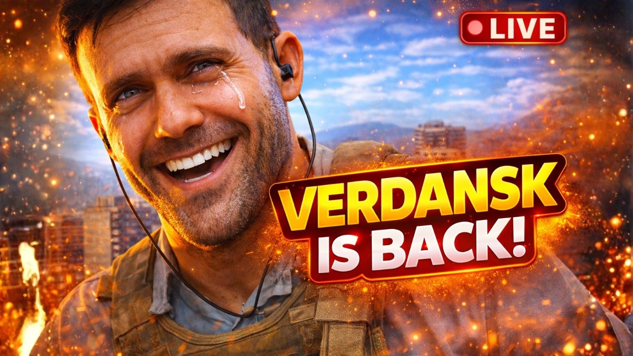 VERDANSK IS BACK! 😭🔥 LIVE Warzone Reaction + Gameplay