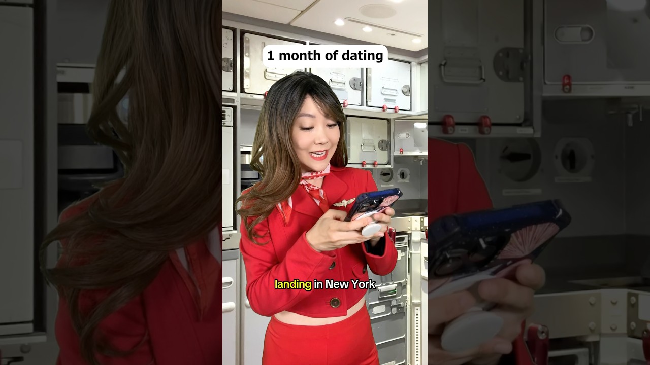 Stages of love with a flight attendant #jeenieweenie
