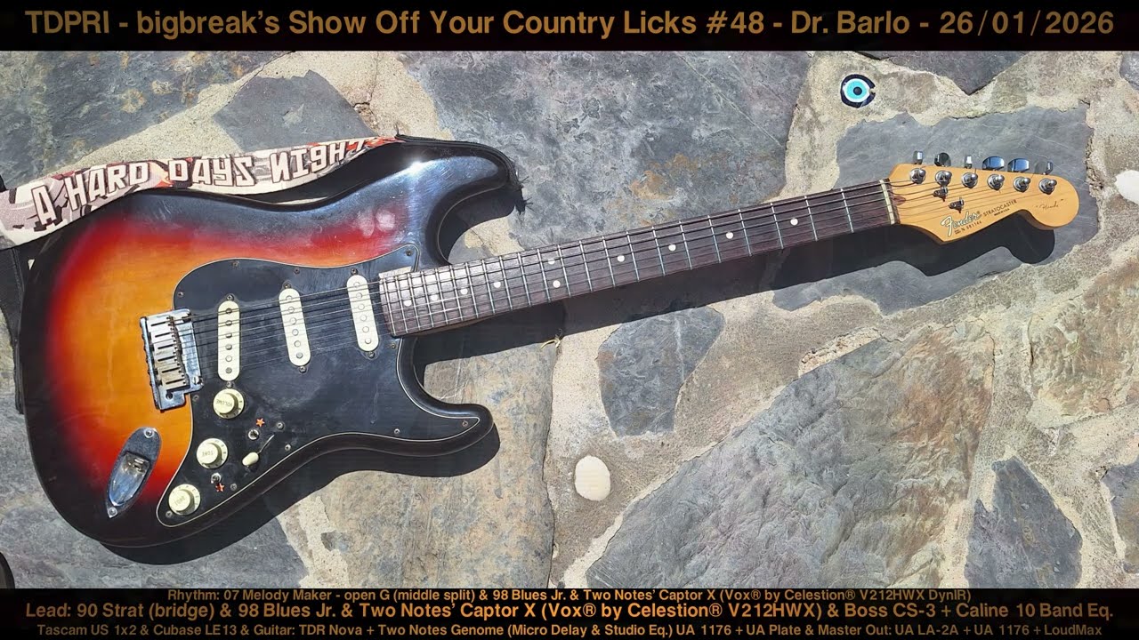 TDPRI - bigbreak's Show Off Your Country Licks #48 - Dr. Barlo - 26/01/2026