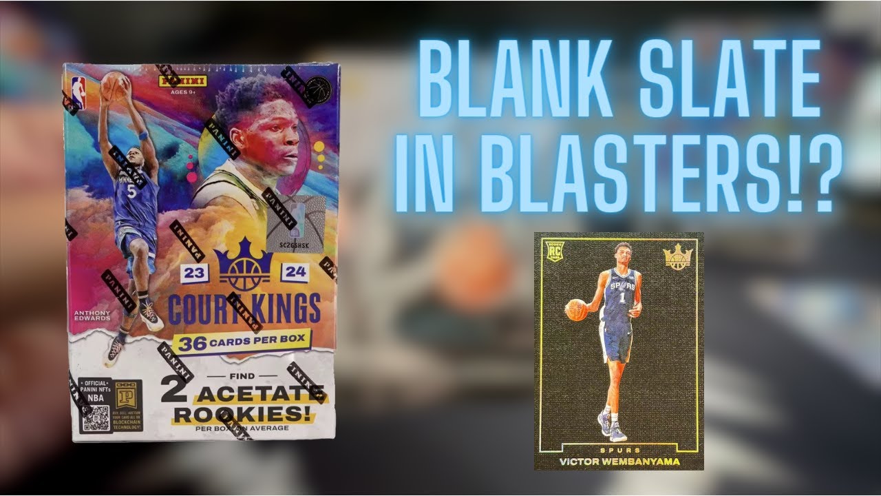 THE CHASE FOR THE BLANK SLATE! 2023-24 Court Kings International Blaster Box Opening!