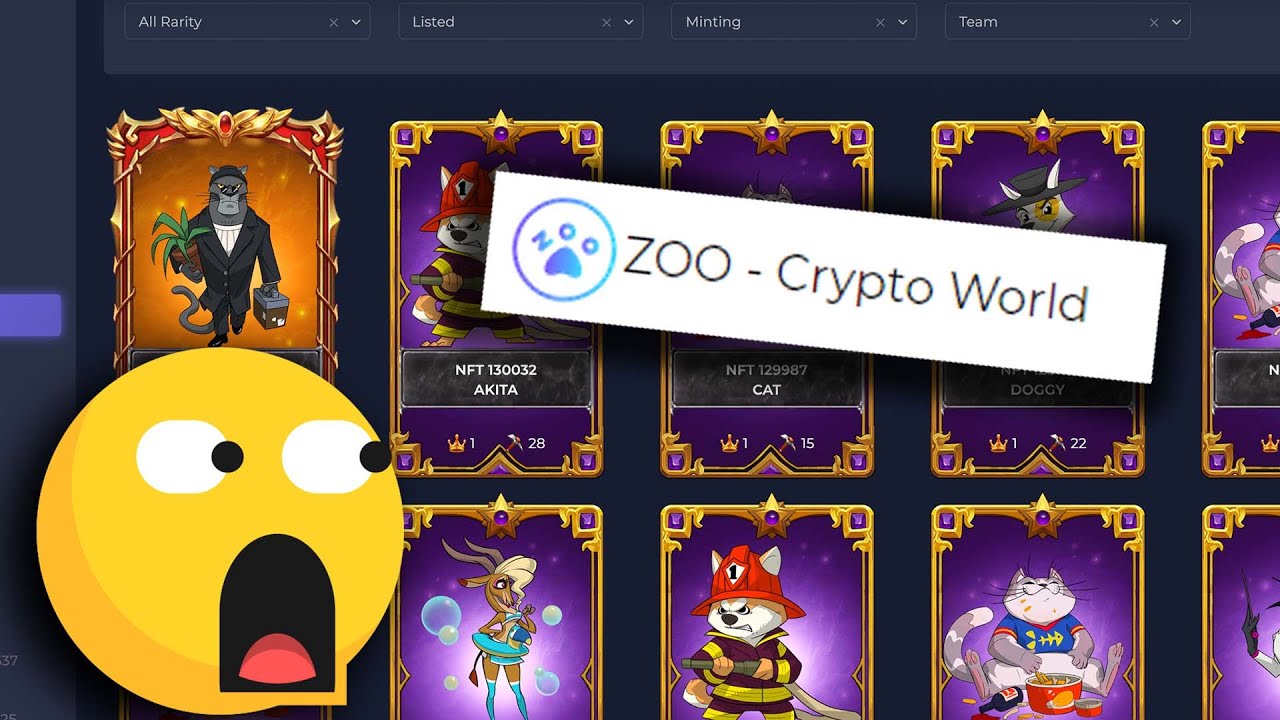 Zoo Token ⚠️ IM SO ADDICTED *I BOUGHT OVER 3k NFT CARDS!*