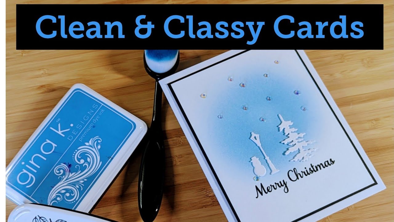 Clean and Classy Christmas Card | Gina K Designs Holiday Cheer Card Kit