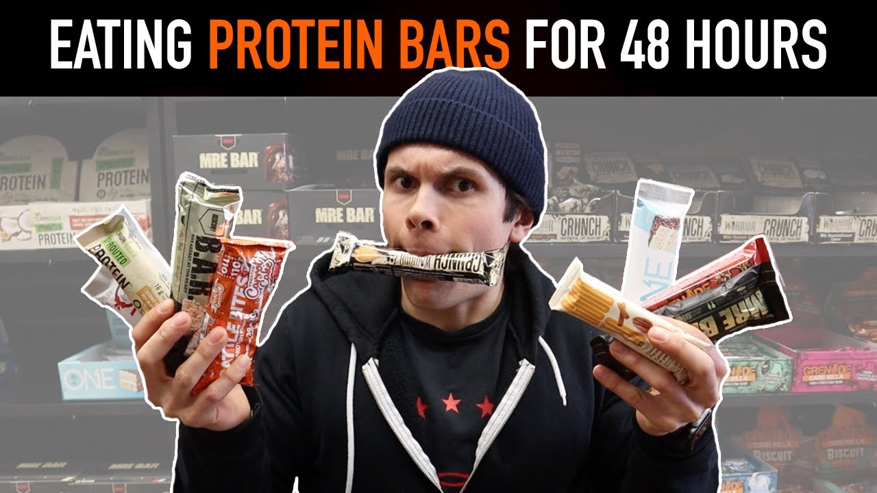 I Only Ate PROTEIN BARS For 48 Hours... *Protein Bar Review*