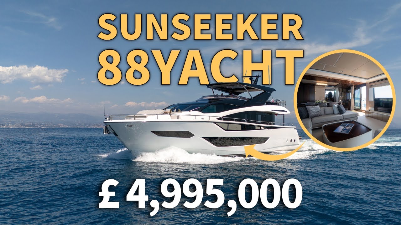 Superyacht Feel | Sunseeker 88 Yacht 2022 
