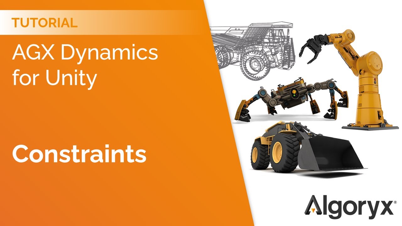 AGX Dynamics for Unity. Tutorial 4: Constraints
