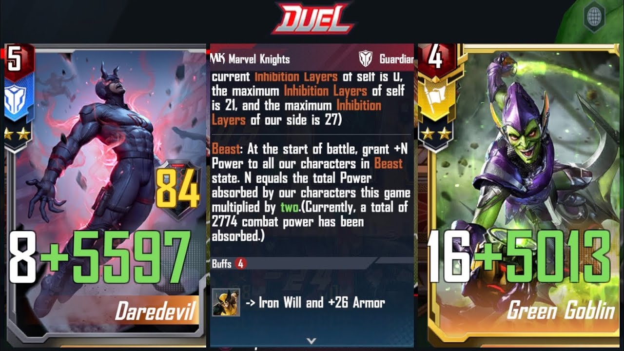 The Bigger you are, The Stronger I Become / Marvel Duel