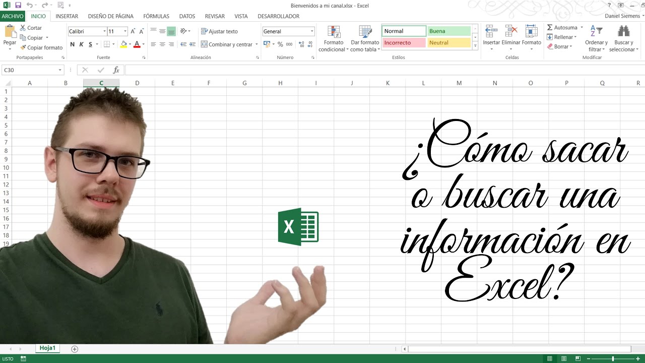 ¿Cómo sacar o buscar informaciones en Excel?