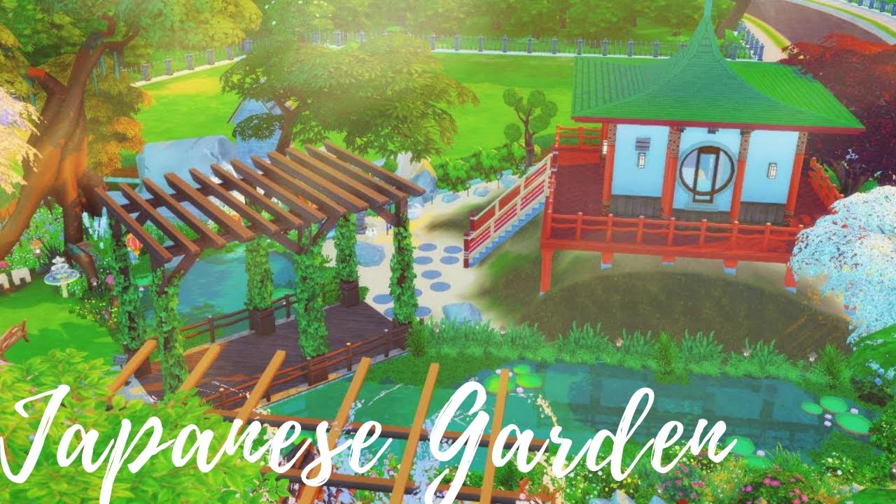 🌸 JAPANESE GARDEN / WEDDING VENUE 🌸 | BUILDING NEWCREST | The Sims 4