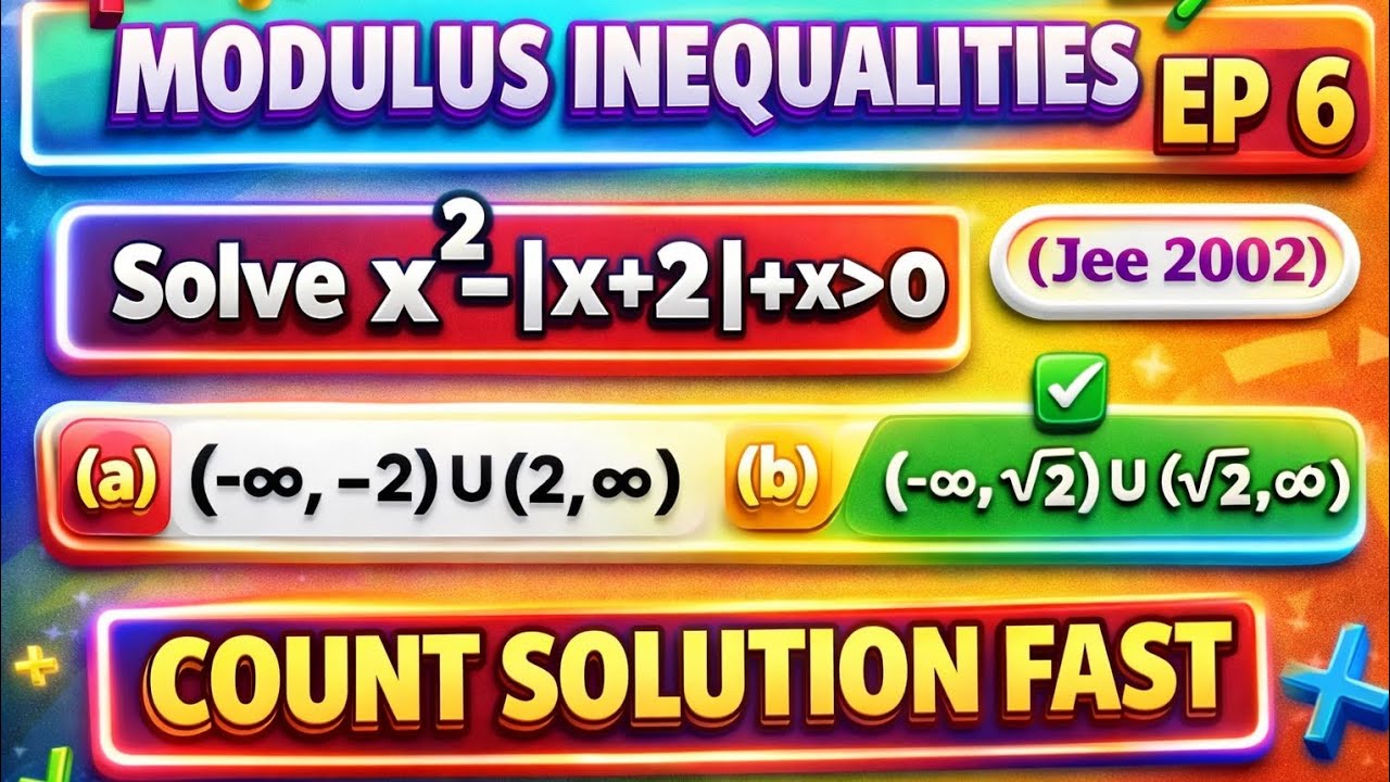 Modulus Inequalities EP 6 🔥 | Count Solutions in Seconds ⚡