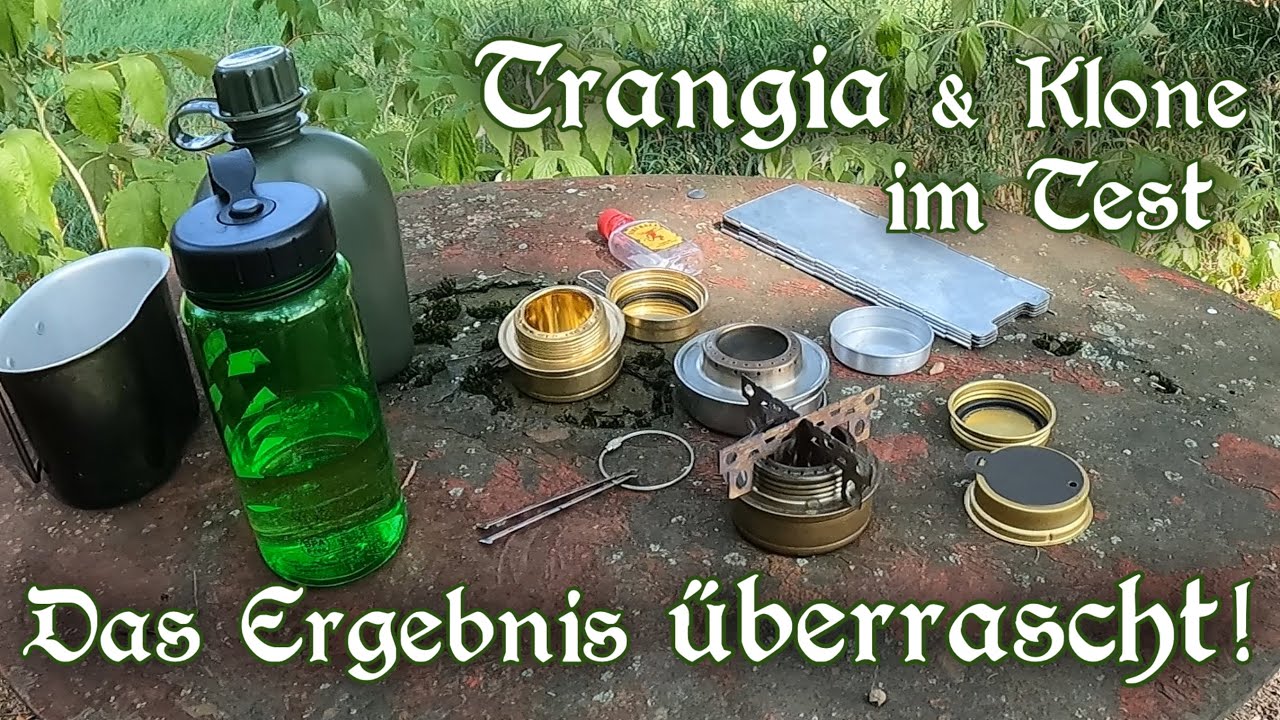 ÜBERRASCHENDES Ergebnis!! Der TRANGIA und seine Spiritusbrenner Brüder im Test