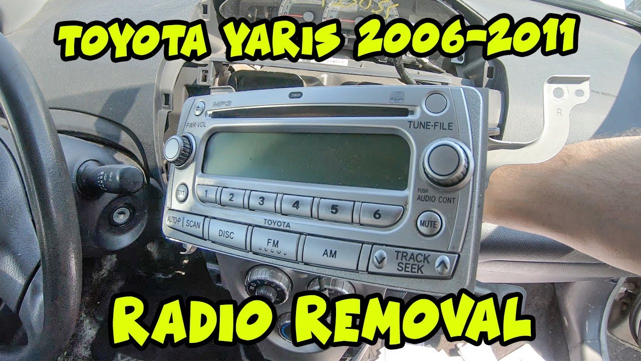 Toyota Yaris 2006-2011 Stereo Radio Removal Tutorial