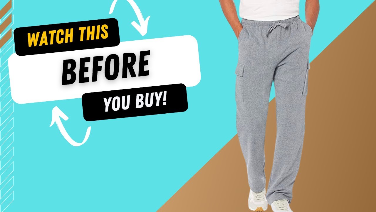 Amazon Essentials Men's Cargo Fleece Sweatpant