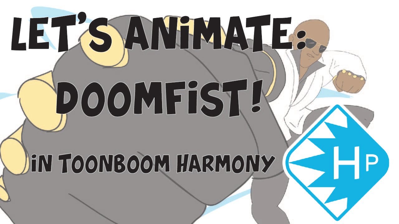Let's Animate: Doomfist! in ToonBoom Harmony (Overwatch Fan Animation Timelapse)