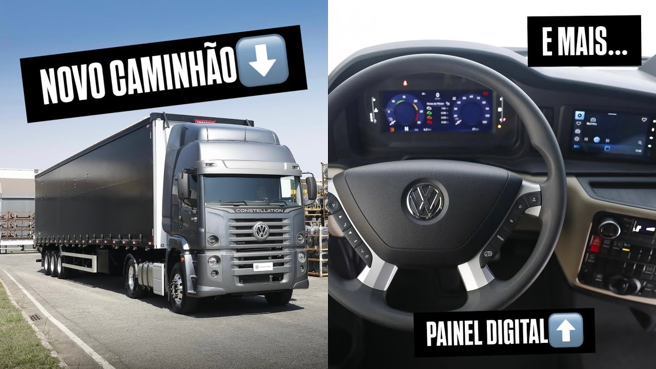 Volkswagen lança 3 novidades para a linha Constellation, Meteor e Delivery! | Curiosidade Automotiva