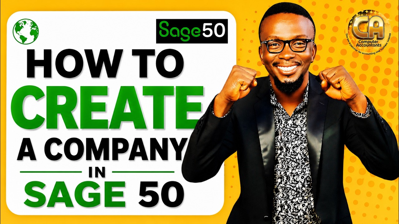 Как создать компанию в бухгалтерской программе Sage 50: пошаговая инструкция для начинающих.
