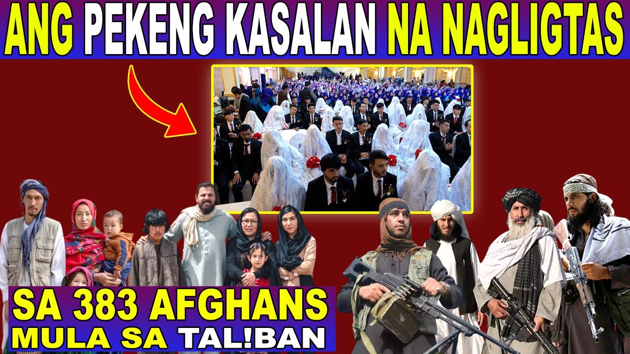 ANG NAKAKABILIB na PAGTAKAS ng DAAN-DAANG AFGHAN CIVILIANS Mula sa T@LIBAN Gamit ang PEKENG KASALAN