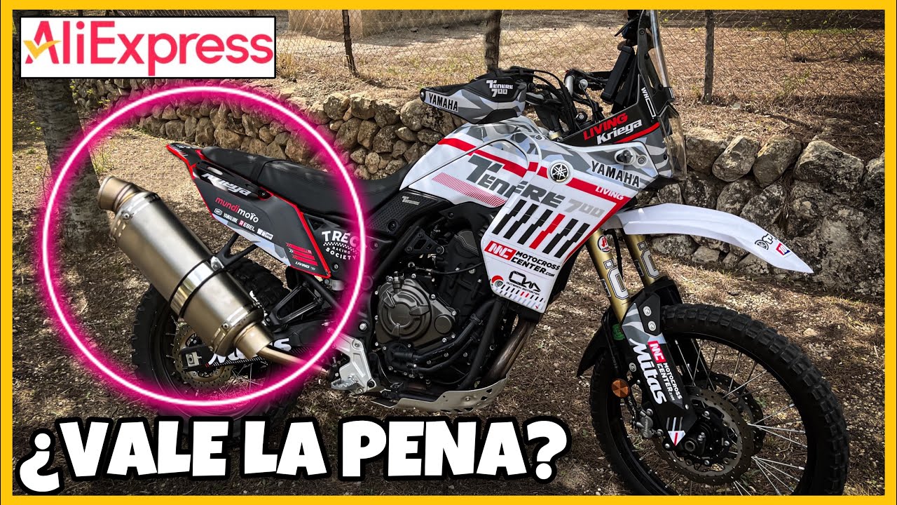 ¡ESCAPE DE ALIEXPRESS PARA YAMAHA TENERE 700! | ¿LO RECOMIENDO? 🤮