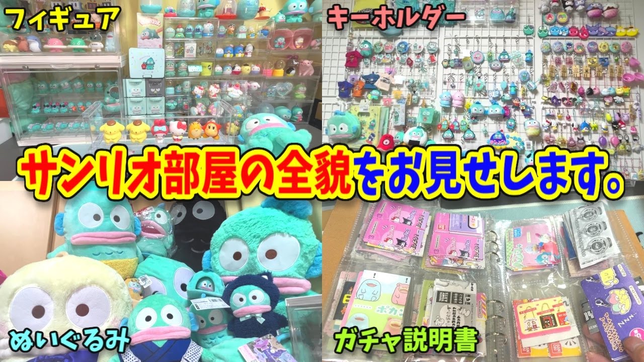 ハンギョドン推しによるサンリオ部屋はこうなっています。【ガチャ収納】