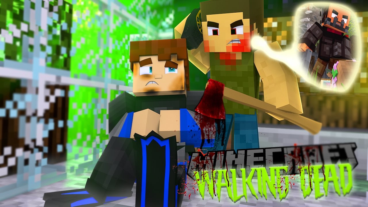 Minecraft THE WALKING DEAD - LITTLE KELLY AND SCUBA STEVE ARE LEAD INTO A TRAP !!!