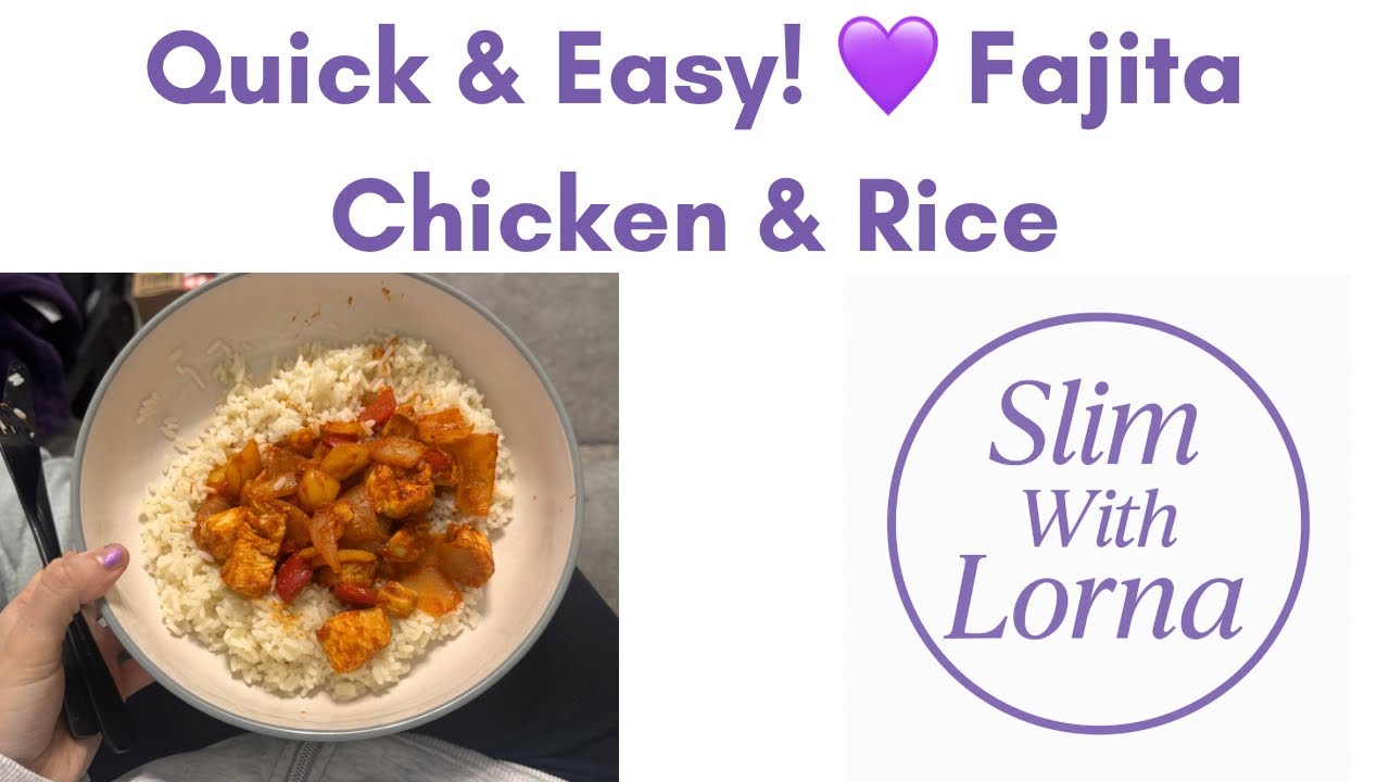 Slimming World Fajita Chicken & Rice | Quick & Easy Meal for Busy (or Sick!) Days 💜🍗 