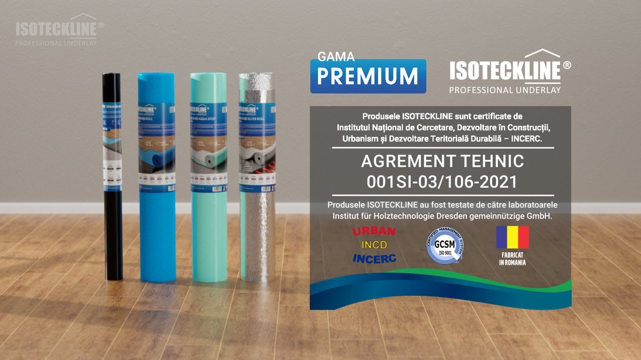 Gama Premium ISOTECKLINE - Izolatii Profesionale Pentru Pardoseli