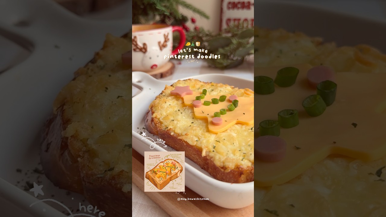 Let&rsquo;s make Pinterest Doodles - Christmas Tree Ham & Cheese 🧀🎄🍞