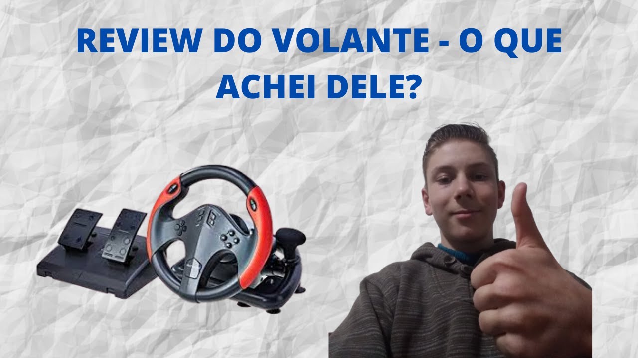 REVIEW DO VOLANTE MULTILASER JS087 - O QUE ACHEI DELE?