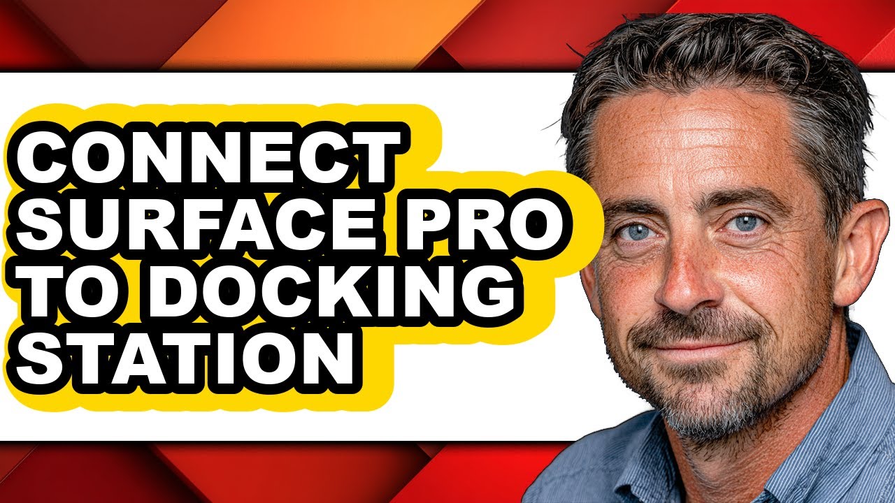 How to Connect Surface Pro to Docking Station (only Way)