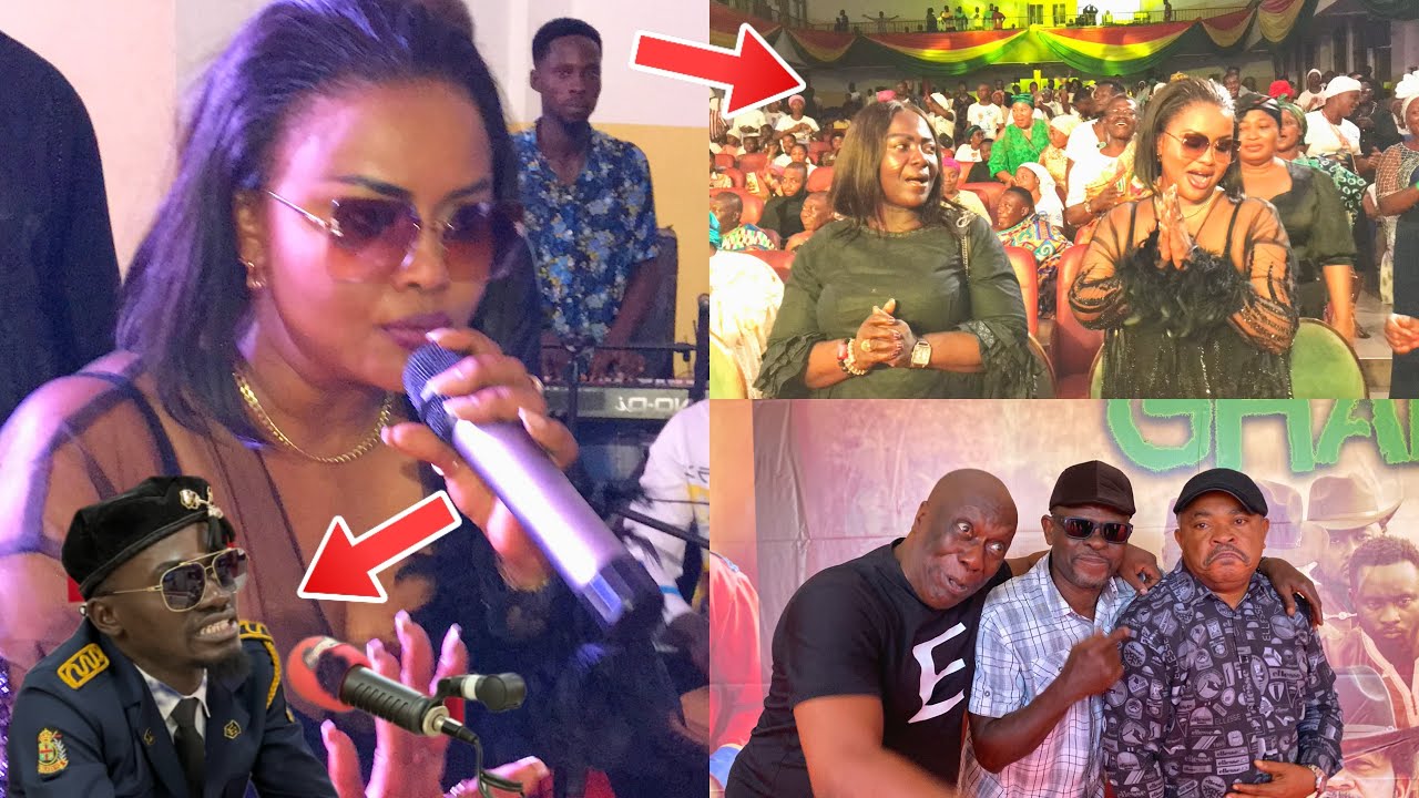 Nana Ama McBrown performs at Lil Win’s Movie Premiere