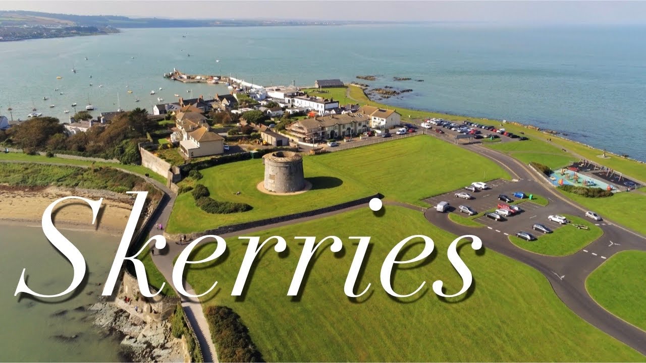 Skerries Harbour & Martello Tower | County Dublin | Ireland | 4K Aerial Film