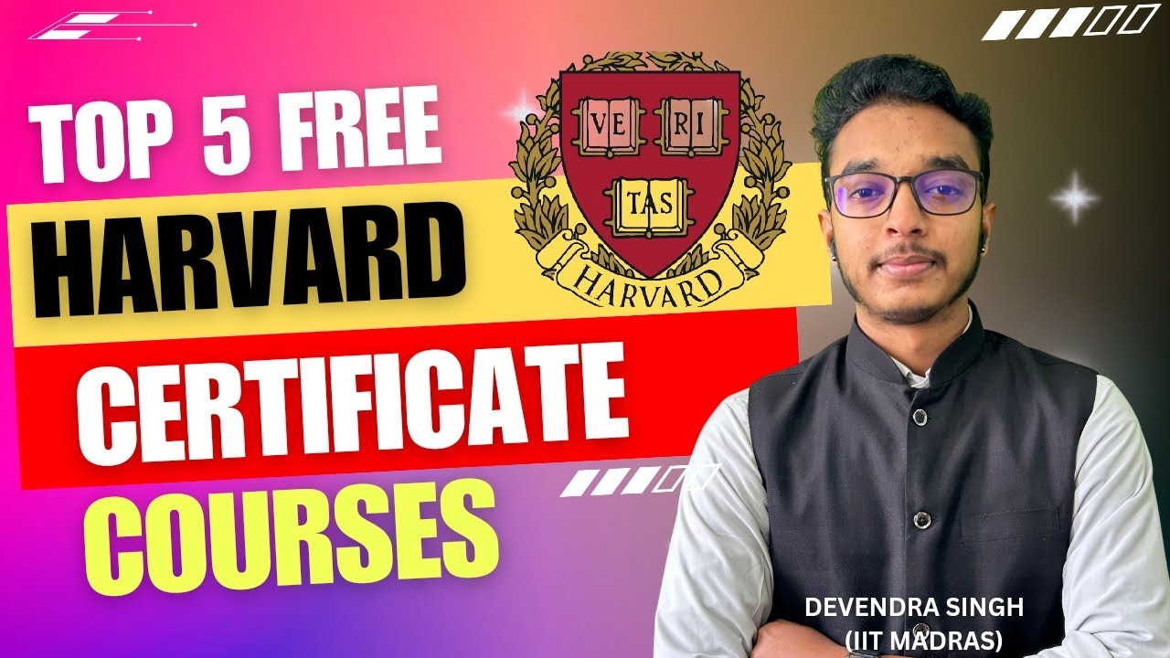 Harvard University Free Courses|Top 5 Free Courses| Harvard University Certification
