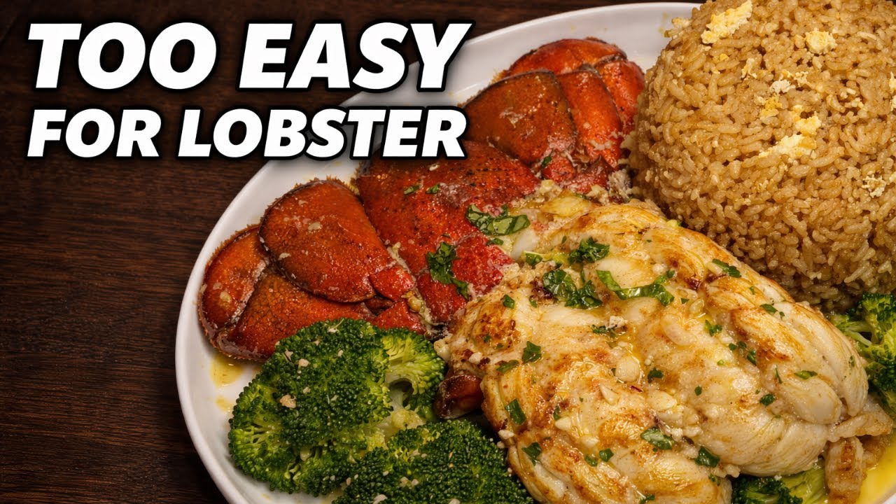 Why This Lobster Dinner Tastes Like a Restaurant Meal | With fried rice and broccoli