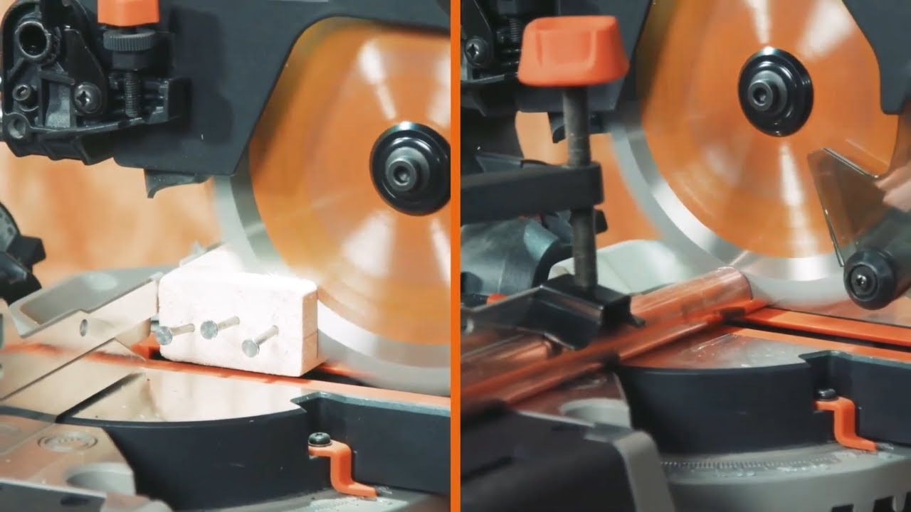 Multi-Material Cutting Sliding Miter Saw