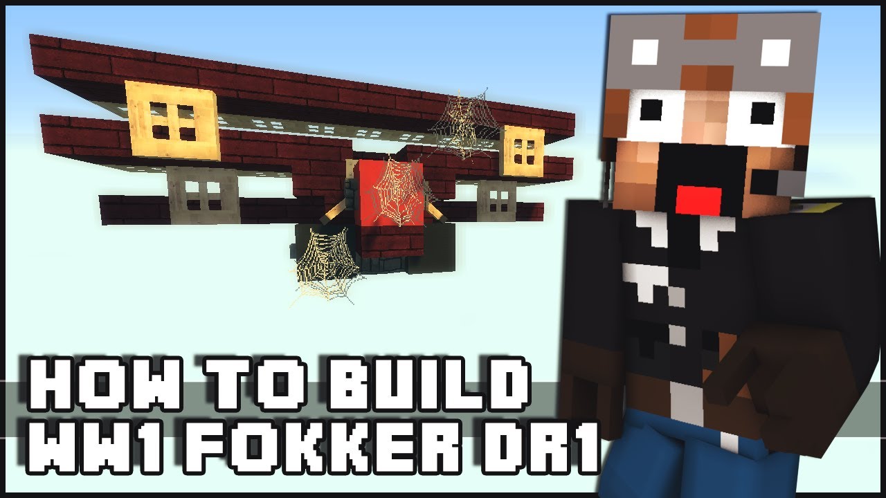 ► Minecraft : How to Make - WW1 Triplane