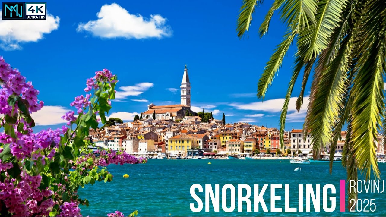 CROATIA  SNORKELING  🤿  Rovinj   🇭🇷  4K📸60 ( Amarin, Lone, Mulini, Škaraba, Zlatni Rt, )