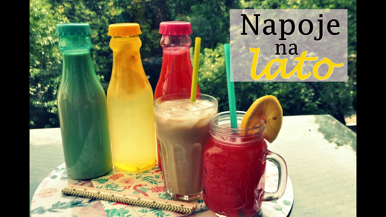 Napoje na lato - lemoniada arbuzowa, cytrynowa i kawa mrożona