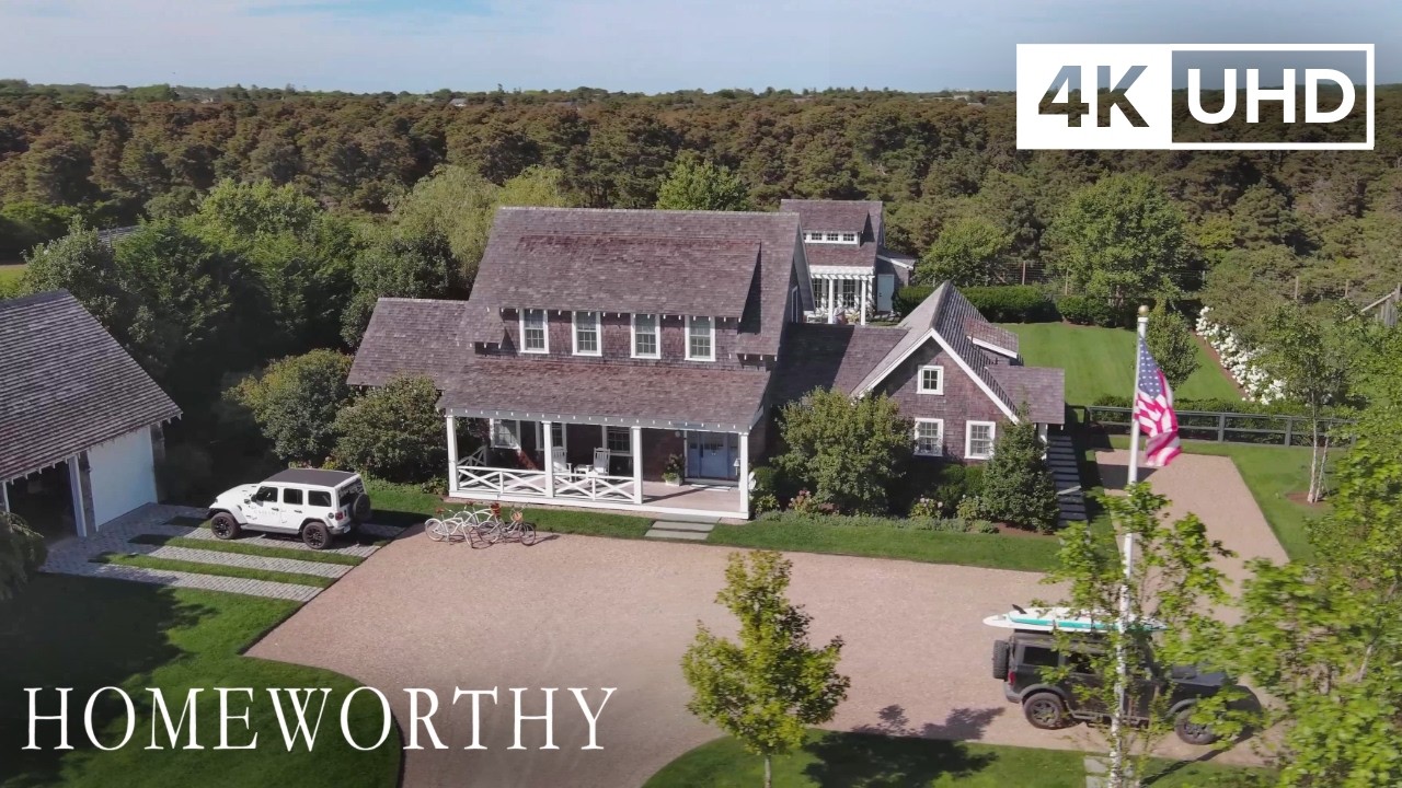 HOUSE TOUR | A Classic Nantucket Beach Home | 4K