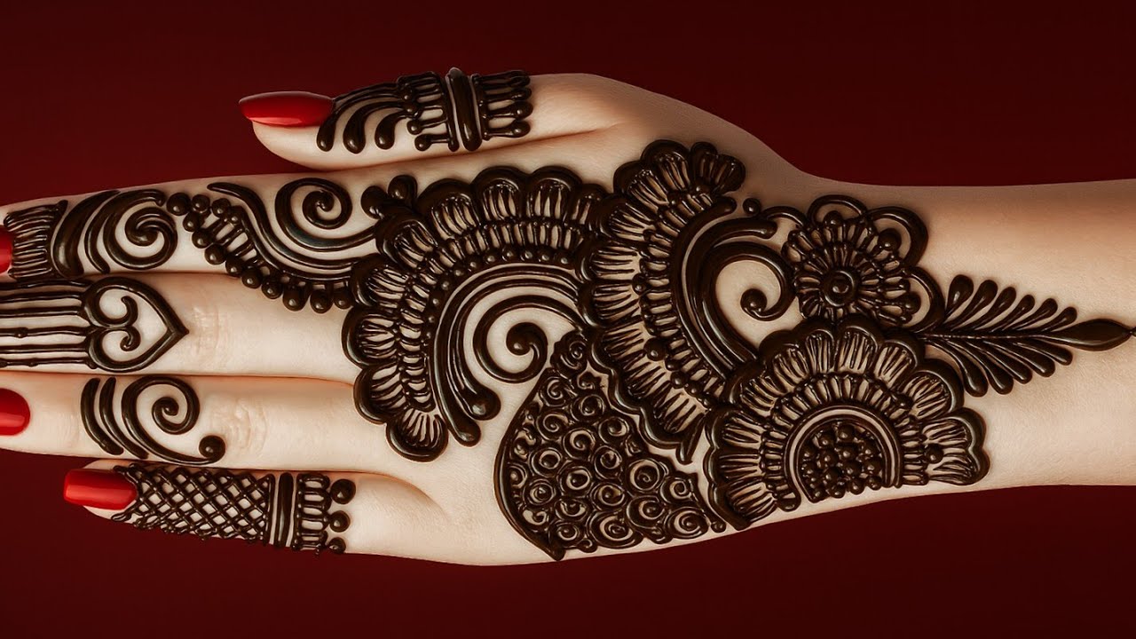 Beautiful stylish mehndi design, 2025 dilchasp mehndi design