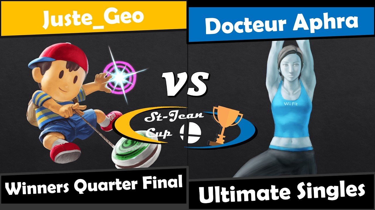 Juste_Geo (Ness) vs Docteur Aphra (Wii Fit Trainer)- Winners Quarter Final - SJC s7e3